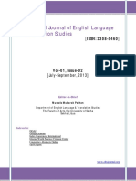 Investigating The Difficulties Faced in Understanding, and Strategies Used in Processing, English Idioms