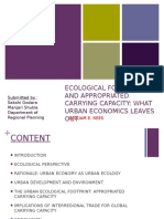 Ecological Footprints and Appropriated Carrying Capacity: What Urban Economics Leaves OUT