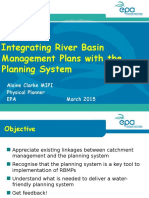 Integrating River Basin Management Plans With The Planning System