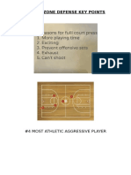 1-2-1-1 Zone Defense Key Points: #4 Most Athletic Aggressive Player