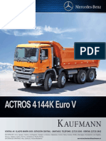 Ficha Técnica Actros 4144 K - EURO V