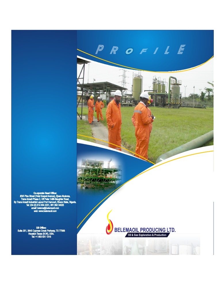 Belema Oil Profile PDF | PDF