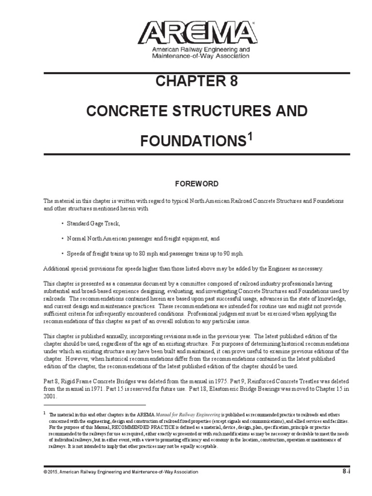 AREMA MANUAL FOR RAILWAY ENGINEERING CHAPTER 8 PDF intelligence overview