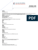 BSNL JE (TTA) 27th 2nd Shift Answer Key PDF