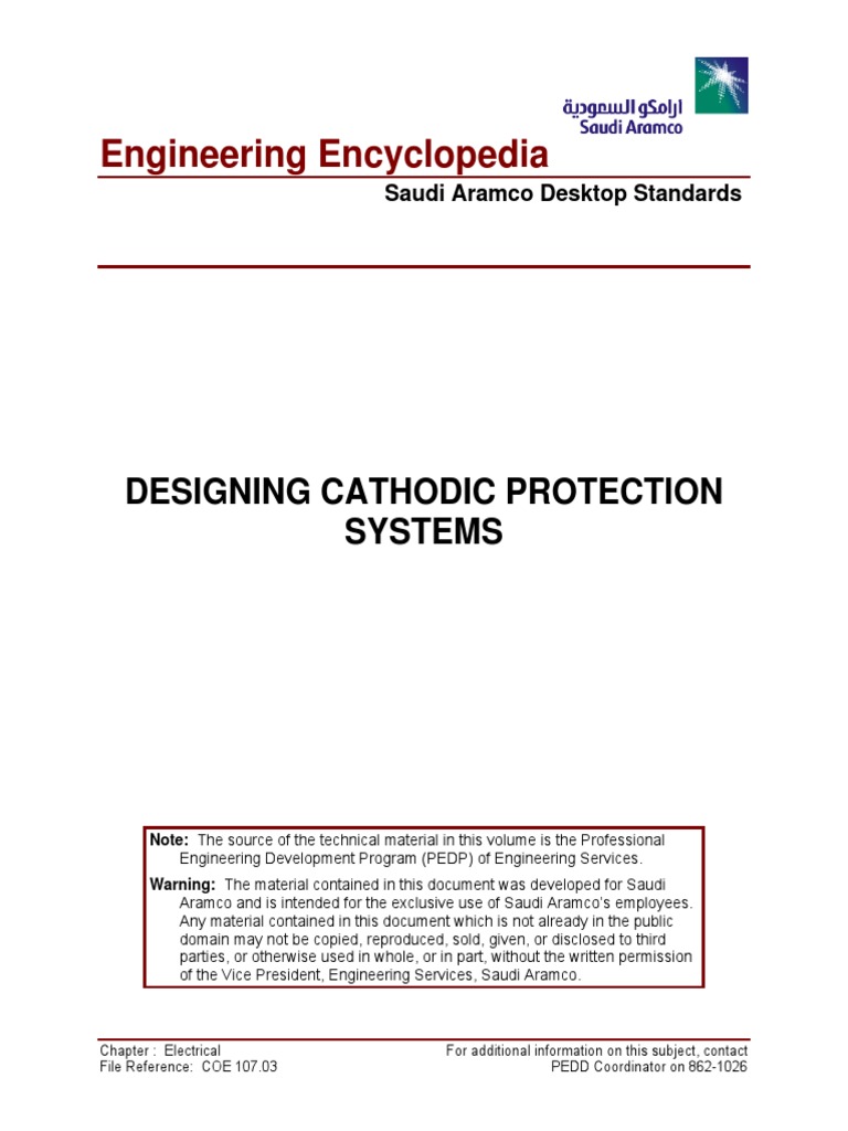 Designing Cathodic Protection Systems | PDF | Anode | Corrosion