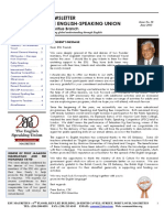ESU-Mauritius Newsletter - June 2013