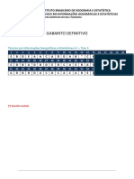 FGV 2016 Ibge Tecnico em Informacoes Geograficas e Estatisticas Gabarito