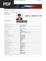 Sample Ds 160 Form Us Visa Application Travel Visa Zip Code