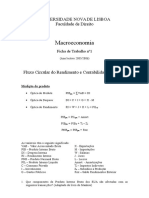 Macroeconomia: Fluxo Circular do Rendimento e Contabilidade Nacional