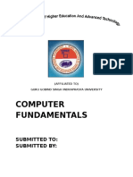 GGSIPU Computer Fundamentals Practical File