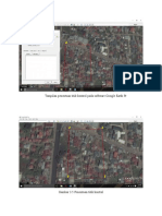 Tampilan Penentuan Titik Kontrol Pada Software Google Earth Pr