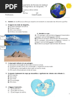 Teste Diagnóstico 7º 2011