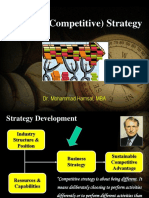 Business (Competitive) Strategy: Dr. Mohammad Hamsal, MBA