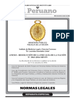 Anexos de la Resolución Nº 3963-2016- MP- FN, Guías elaboradas en mérito a lo dispuesto por la Ley Nº 30364, "Ley para prevenir, sancionar y erradicar la violencia contra las mujeres y los integrantes del grupo familiar"