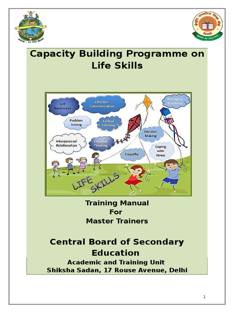 Life Skills Training Manual for Trainers | PDF | Empathy | Teachers