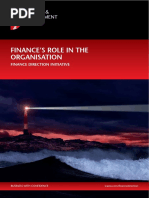 Finance S Role in The Organisation Finance Direction PDF