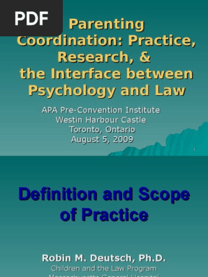 Parenting Coordination Ppt Slides 8-09 Final