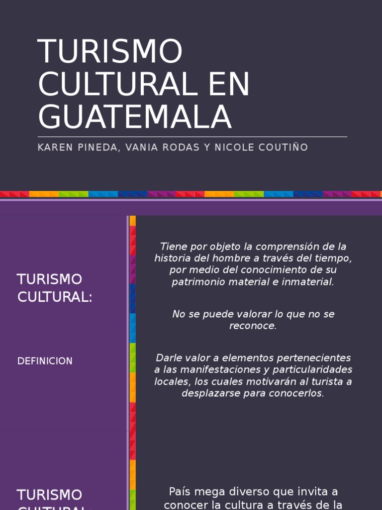 Turismo Cultural en Guatemala | PDF | Guatemala | Turismo