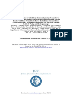 1999 AHA Guidelines for Ambulatory Echo