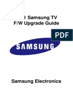 2011 Samsung TV 2011 Samsung TV F/W Upgrade Guide