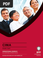 CIMA E1 Enterprise Operations Study Text 2013