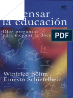 Repensar La Educacion PDF