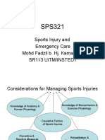 Considerations For Managing Sports Injuries