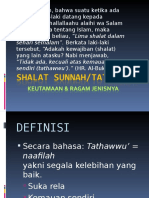 Shalat-shalat Sunnah (1)