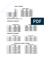 Horario Buses Cachi