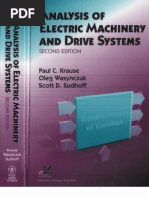 Analysis of Electric Machinery and Drive Systems PDF