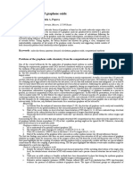 Molecular Theory of Graphene Oxide