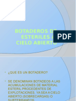 Botaderos de Esteriles A Cielo Abierto