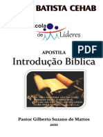 Apostila - Introdução Bíblica - IBC 2
