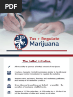 Holyoke Mayor Alex Morse's intended slide presentation about marijuana question: