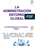 La Administracion en El Entorno Global