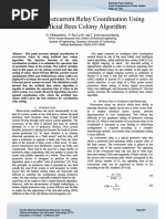 Optimal Overcurrent Relay Coordination Using Artificial Bees Colony Algorithm