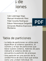 Tablas de Particiones