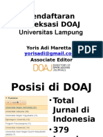 Strategi Indeksasi DOAJ Di UNILA