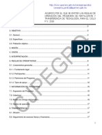 Acuerdo Por El Que Se Emiten Las Reglas de Operación Del Programa de Fertilizante y Transferencia de Tecnología, para El Ciclo P.V. 2016