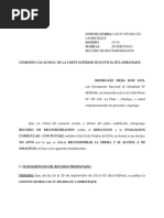 MODELO CARTA DE RENUNCIA CAS  Derecho laboral 