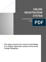 Online Registration System: in Ema Emits Colloge Philippines (Colloge Department)