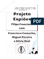 Relatório para o Projecto Espiões - 2