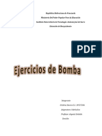 Trabajo de Bomba