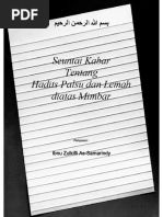 Download 103 Hadist Palsu dan Lemah di atas Mimbarpdf by Tera Rahcmadhany SN329046533 doc pdf