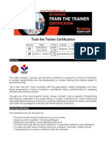 Train the Trainer Certification