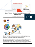 SharePoint for Effective Project Collaboration and Management