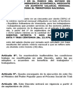 Decreto Aumento Salarial Agosto 2016