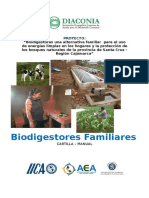 Cartilla Biodigestores - Instalación, Operación y Mantenimiento DIACONÍA