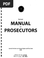 Revised Manual For Prosecutors 2008