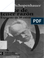 Arthur Shopenhauer - El Arte De Tener La Razon.pdf